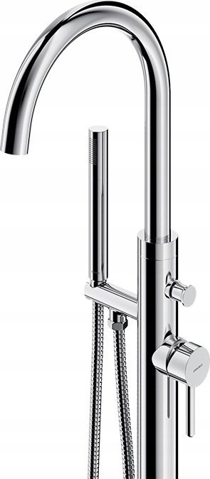 Rubinet për vaskë Omnires Y Freestanding, montim në dysheme, krom