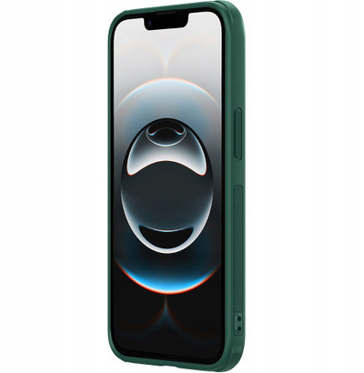 Kapak telefoni Nillkin Super Frosted PRO për iPhone 16e, mbron nga gërvishtjet, i hollë, jeshile