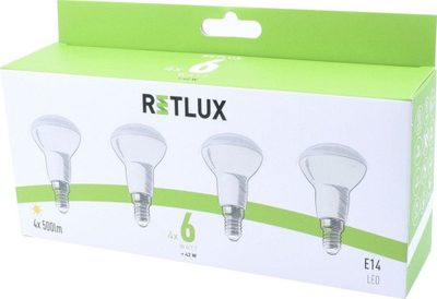 Llambë LED Retlux REL 29 E14, 6W R50, dritë e bardhë e ngrohtë