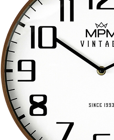 Orë muri MPM Quality Vintage I Since 1993, e kaftë/bardhë