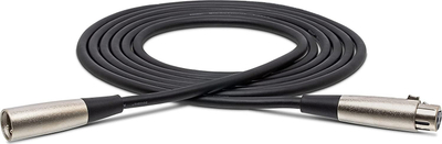 Kabllo mikrofoni Hosa MCL-125, XLR 3-pin, 7.6m, e zezë