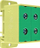 Терминал шински Инкобекс ZGX-2x35, 2 пол, 35mm², жолто-зелен