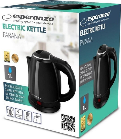Çajnik elektrik Esperanza Parana EKK128K, 1L, 1350W, i zi