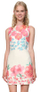Fustan Desigual 19SWVK72 1000, i bardhë/rozë L
