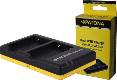 Karikues baterie PATONA Foto Dual Quick, për Nikon EN-EL5, USB, i zi