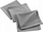 Set peceta pambuku Douceur d'intérieur X3, 40 x 40 cm, e gjelbër