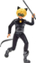 Figurë aksion Playmates Miraculous Cat Noir, 11", me shkop, i zi
