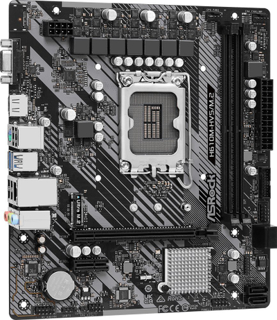 Pllakë amë ASRock H610M HVS M.2 R2.0, socket LGA1700, DDR4, e zezë
