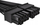 Kabllo Endorfy 12-pin - PCIe 6-pin x2, 0.6m, e zezë