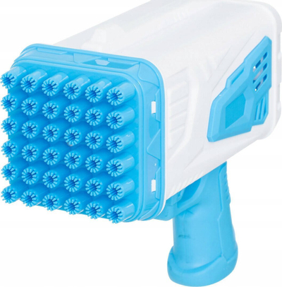 Makina për flluska sapuni BeToys, plastike, 19.5 x 8.5 x 16 cm, blu