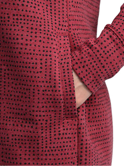 Fustan LOAP Ebunka, i kuq/burgundy