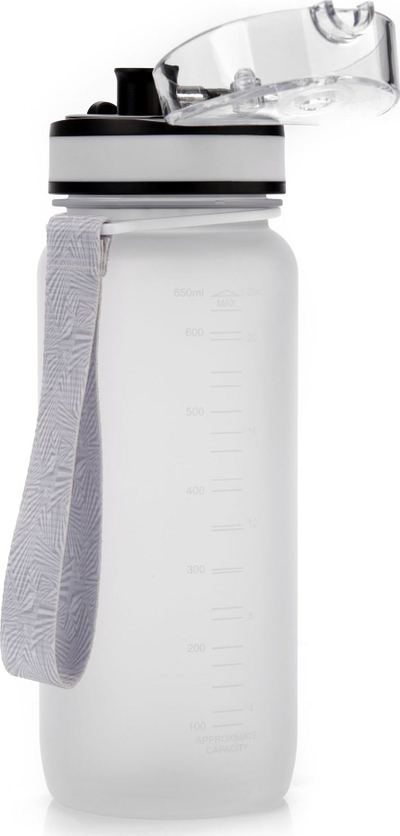 Shishe sporti Meteor, 650 ml, Tritan, e bardhë