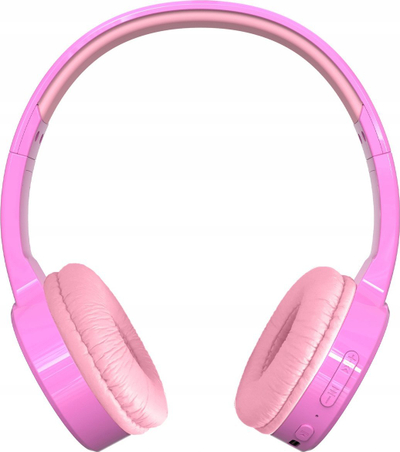 Kufje Bluetooth Denver BTH-106P, për fëmijë, kufizim volumi 85 dB, shumëngjyrëshe