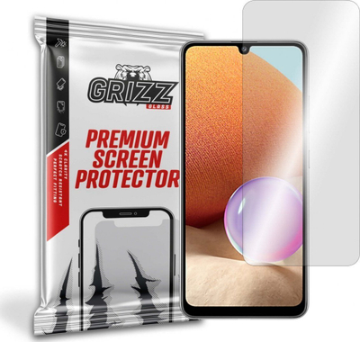 Xham mbrojtës GrizzGlass Hybrid për Samsung Galaxy A32 4G, i tejdukshëm, transparent