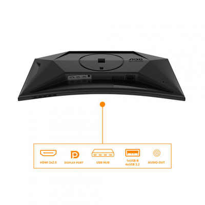 Monitor gaming AOC G4 C27G4ZXU, 27", Full HD 280Hz, i zi