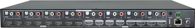 Ndërrues matriks HDMI VivoLink 2.0 8x8, 4K UHD, i zi