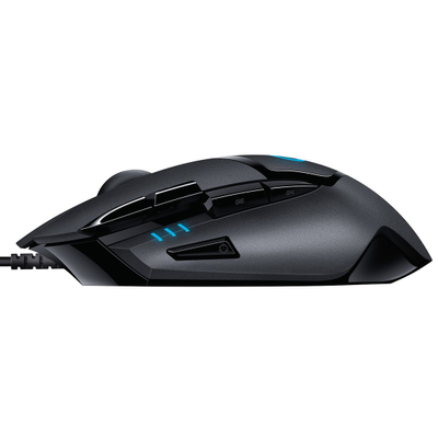 Mouse gaming Logitech G402 Hyperion Fury, me kabllo, USB, i zi