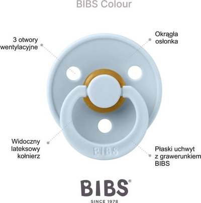 Qetsus BIBS Colour Pine S, gomë natyrale Hevea, 0m+, jeshile