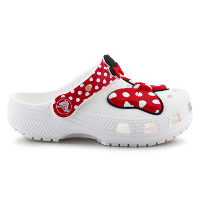 Shapka Crocs Classic Disney Minnie Mouse Clog Jr 208710-119, për fëmijë, të bardha