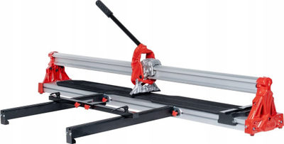 Prerëse manuale pllakash Rubi RCH-1200, 120cm, alumini, kuqe e argjendtë