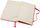 Fletore Moleskine Classic, Large 5 x 8.25", me vija, e kuqe