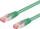 Kabllo rrjeti Goobay CAT 6 S/FTP, Patch Cable, jeshile