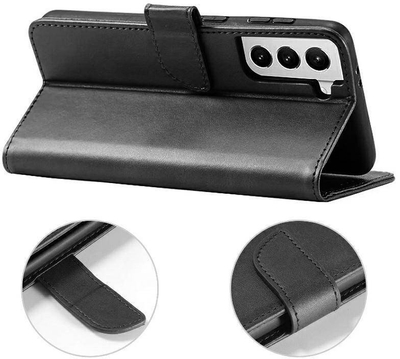 Kapotë portofol Samsung Marva Magneto, për Galaxy A15 5G, me mbyllje magnetike, e zezë