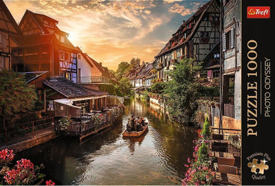 Puzzle Trefl Premium Plus 1000 copë, Little Venice në Colmar, shumëngjyrësh