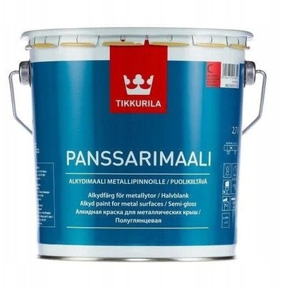 Bojë çatie Tikkurila Panssarimaali Base A, alkid, 2.7L, e bardhë për nuancim
