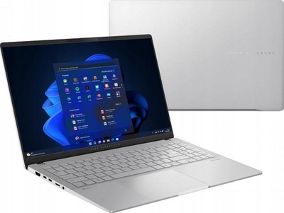 Laptop ASUS Vivobook S 15 OLED S5507QA, 15.6" 2.8K 120Hz, Snapdragon X Plus, 16GB 1TB, ngjyrë argjendi