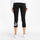 Leggins Puma ESS 3/4 Logo W 586828 01, pambuk elastik, për femra, të zeza