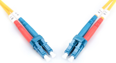 Kabllo optike Digitus Patch Cord, singlemode OS2 9/125, LC LC, 7m, e verdhë