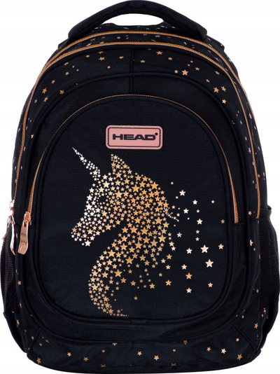 Çantë shpine Astra Backpack Head AB330, efekt ari, e artë