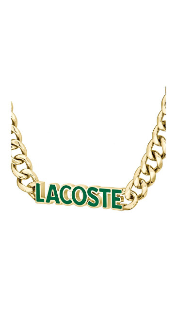 Qafore për meshkuj Lacoste Script 2040475, e artë