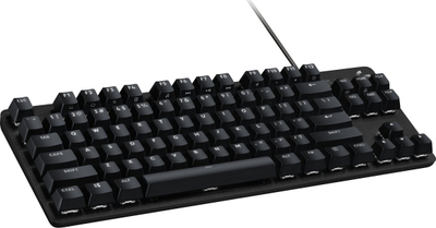 Tastierë gaming Logitech G413 TKL SE, mekanike, me drita të bardha, e zezë