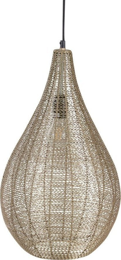 Llambë varëse TISTA metal, brass, formë ovale, ngjyrë bronzi