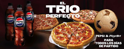 Pako ofertë Pizza Hut WWW Home, pica familjare, pije Pepsi, dërgesë në shtëpi