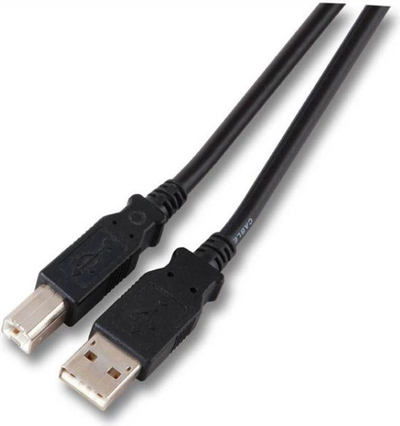 Kabllo USB EFB USB-A në USB-B, 3 m, USB 2.0, e zezë