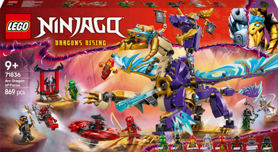 Set LEGO Ninjago Arc Dragon of Focus, 8 minifigura, për kalamaj, shumëngjyrësh