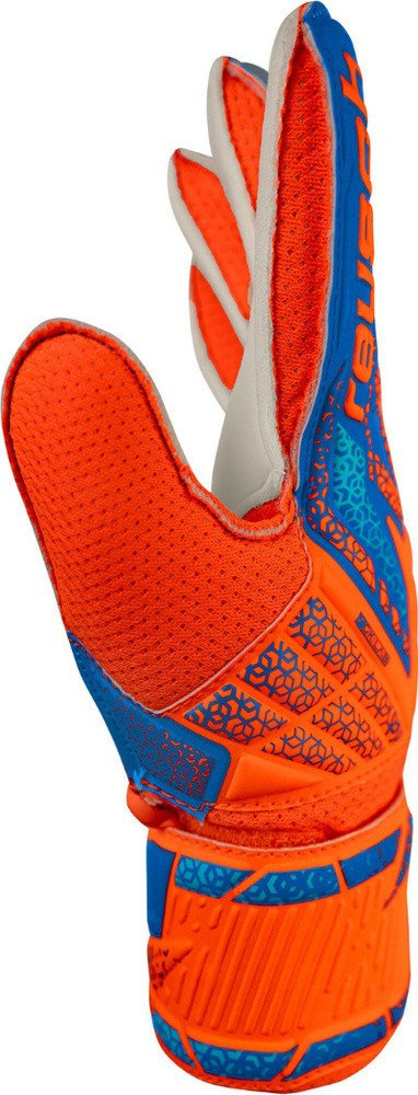 Doreza portieri Reusch Attrakt Solid Jr 55 72 515 2014, për kalamaj, lateks sintetik