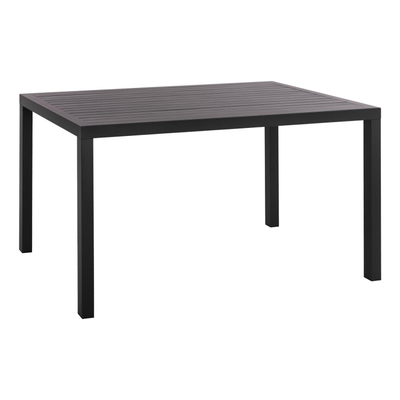 Tavolinë alumini 140×80 cm (HM5571.02), gri