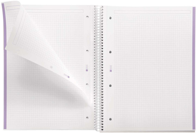 Тетратка Miquelrius Notebook A4 Squared Emotions, со квадрати, лаванда
