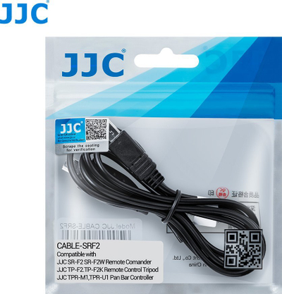 Kabllo lidhëse për blic JJC SRF2, aksesor për flash, e zezë