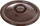 Kapak tenxhere Orion, çelik i emajluar, 14 cm, kafe