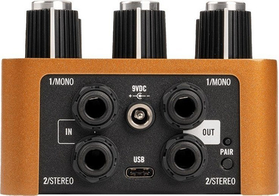Pedal kitarë Universal Audio UAFX Woodrow '55 Instrument Amplifier, simulim amp vintage, ngjyrë druri