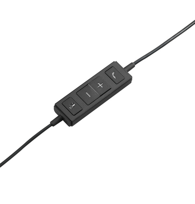 Kufje Logitech H570e, me kabllo, të zeza