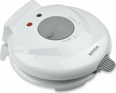 Aparat waffle Brock WM 3001, 750W, pllakë 19.2cm, i bardhë