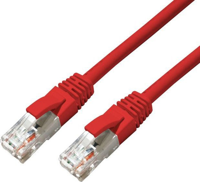 Kabllo rrjeti MicroConnect CAT6A UTP, 1m, LSZH, e kuqe