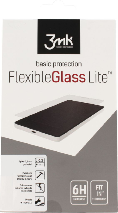 Xham mbrojtës 3MK FlexibleGlass Lite për Samsung Galaxy A6 2018, 0.2mm, hibrid, transparent