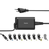 Karikues për laptop Hama, universal, 100-240V, 15-19V, 65W, 200002, i zi